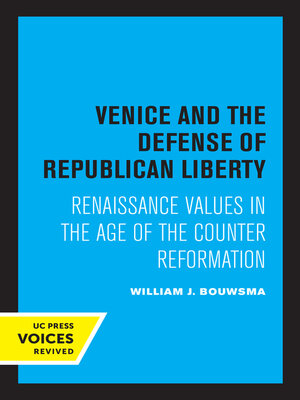 cover image of Venice and the Defense of Republican Liberty